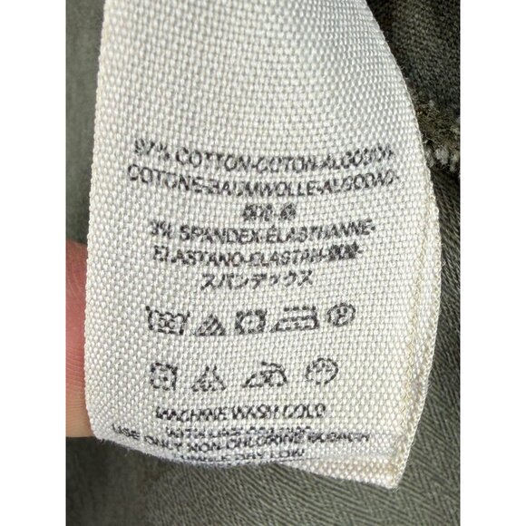 Free People Green Cropped Military Band Jacket 6| Napoleoncore Indie Sleaze Boho - Picture 15 of 16